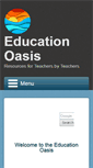 Mobile Screenshot of educationoasis.com